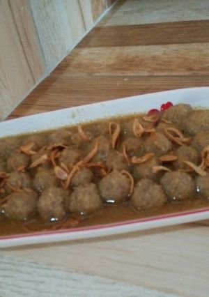 Foto resep Bistik bola daging