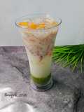 Nangka matcha latte