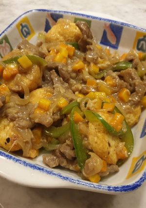 Foto resep Beef tofu yakiniku