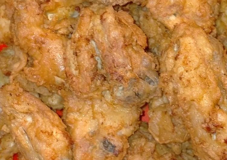 Cara Gampang Menyiapkan Ayam goreng celup renyah Anti Gagal