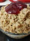 Turkey stuffing with pork sausage meat & Cranberry Sauce 😀