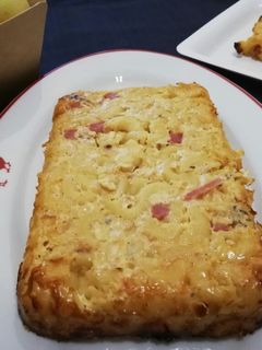 Una foto de Pastel de macarrones gratinados