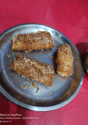 A picture of Chees sweet corn rolls.