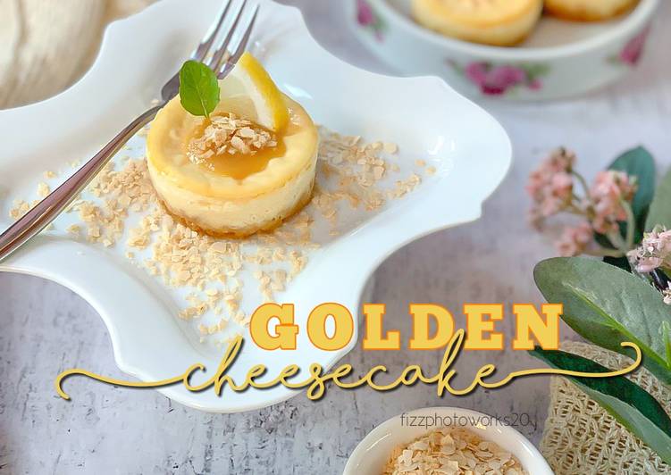 Resep GOLDEN Cheesecake yang Bikin Ngiler