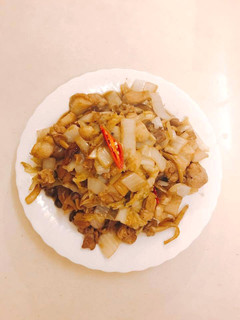 酸菜炒豬肉 的食譜成品照片
