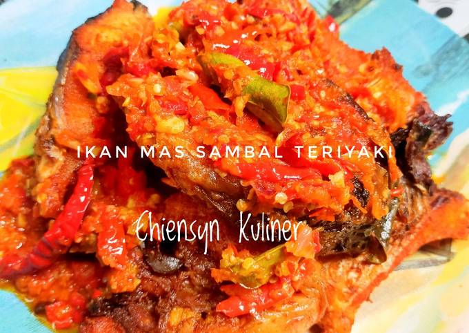 Ikan mas sambal teriyaki