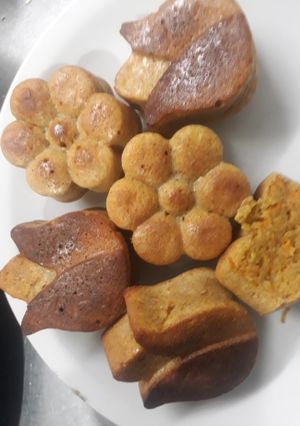 Una foto de Muffins de naranja y zanahoria
