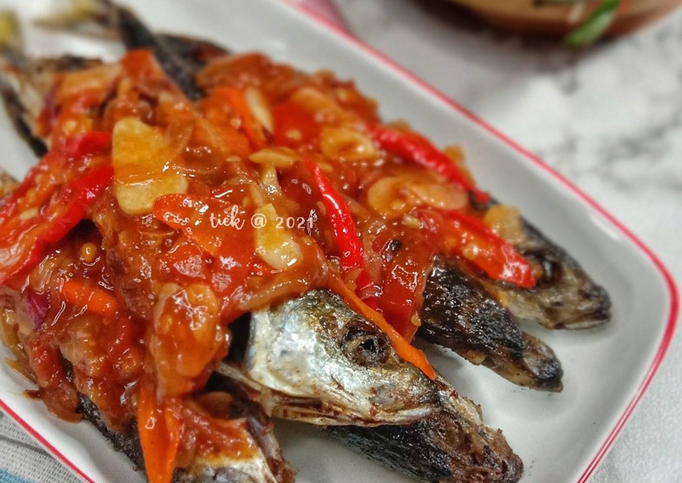 Ikan Bumbu Tomat Pedas