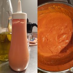 A picture of Salsa rossa for veggies.