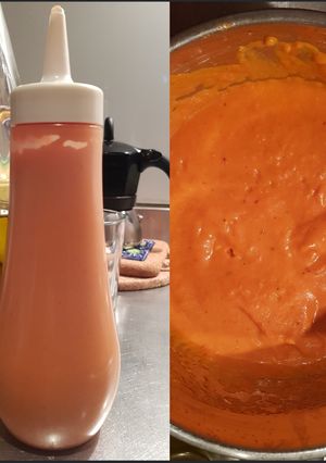 A picture of Salsa rossa for veggies.