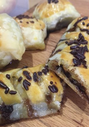 Foto resep Bolen pisang / Puff pastry / Banana Puff / Coklat Keju Puff