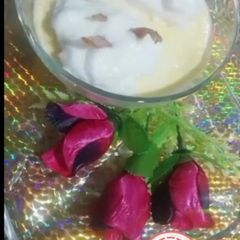 A picture of Floating Island Dessert.