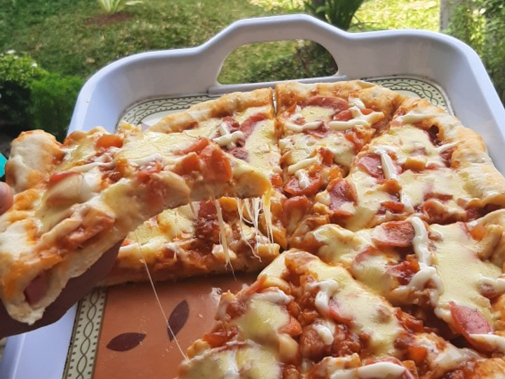 Resep Pizza teflon ala rumahan Anti Gagal