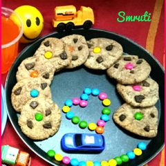 A picture of Choco Chip cookies.