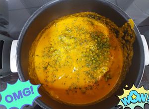 Foto principal de Filete de merluza en salsa de verduras Thermomix