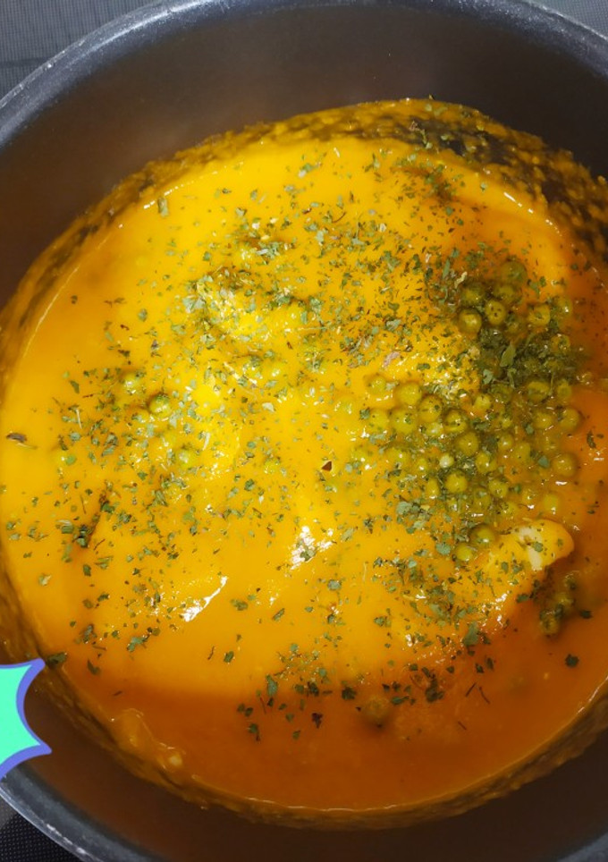Una foto de Filete de merluza en salsa de verduras Thermomix