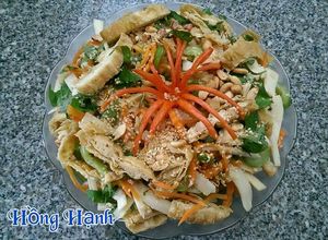 Hình của món Gỏi Ngó Sen Chay.