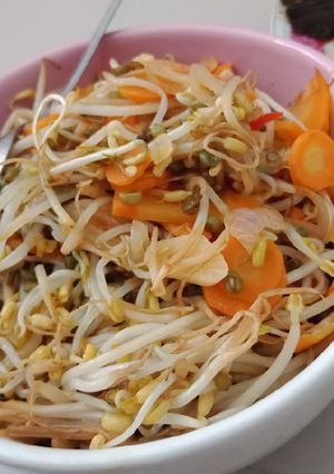 Foto resep Tumis tauge wortel
