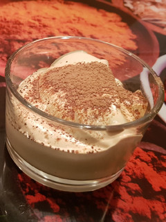 Una foto de Mousse mágico de café con TM5