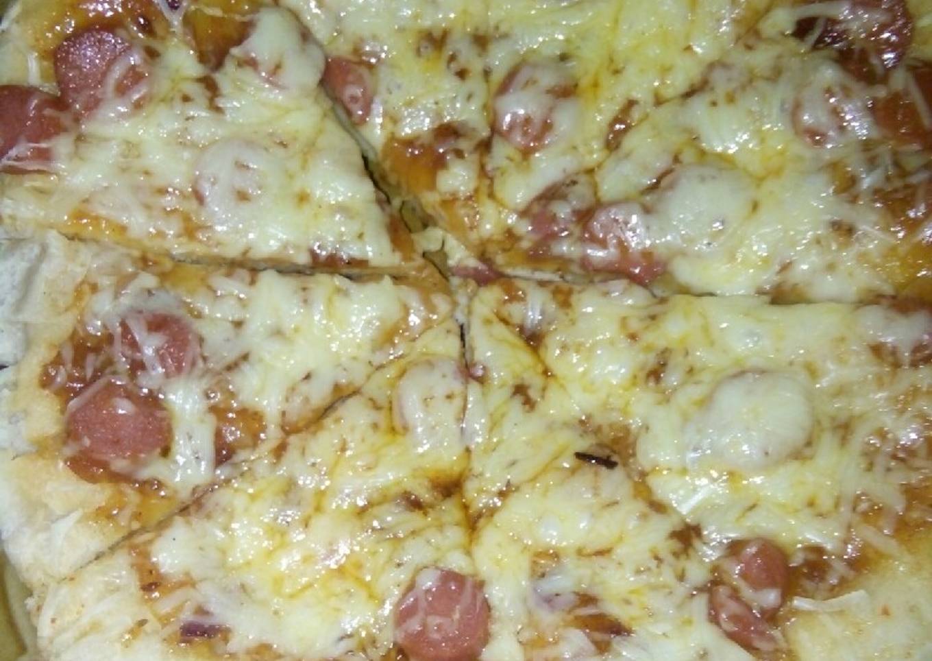Pizza teflon sosil simple