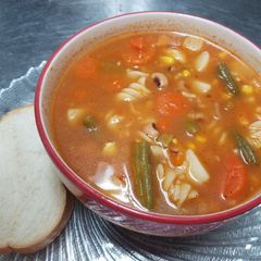 A picture of Winter Vegetable Soup.