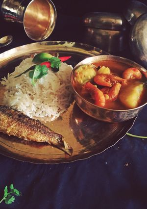 চিংড়ি মাছের ঝোল ( chingri macher jhol recipe in bengali রেসিপির প্রধান ছবি