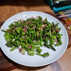 A picture of 5 minutes asparagus.