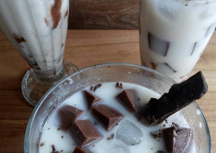 Bagaimana Membuat Es Puding Susu chocolatos yang Enak Banget