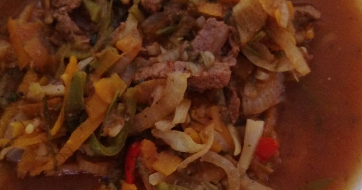 Fajitas de carne con verduras. (Estilo chino) Receta de Jahe Raiya Cookpad