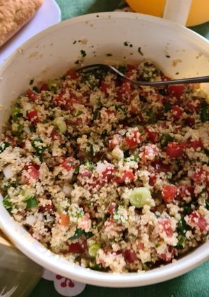Una foto de Tabulé (Ensalada de Trigo Burgol)