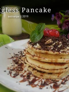 Foto resep Eggless Pancake