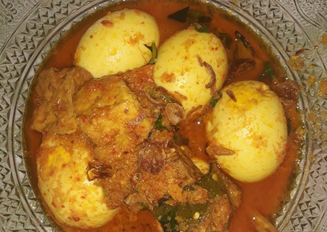 Telur bebek kemangi rica rica
