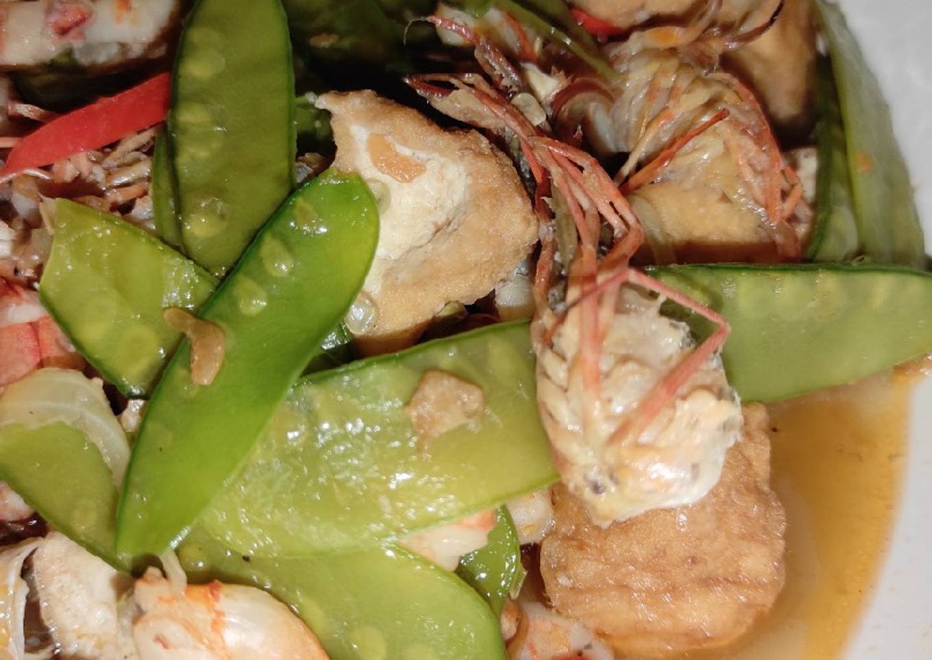 Tumis Kapri Udang
