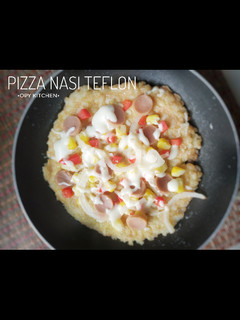 Foto resep Pizza nasi teflon
