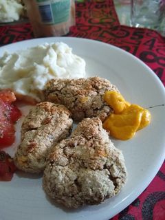 Una foto de Patitas o nuggets de soja veganos