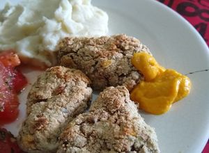 Una foto de Patitas o nuggets de soja veganos