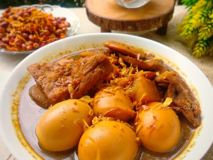 Langkah Gampang Membuat Resep Semur telur, jengkol, tahu dan kentang yang Bikin Ngiler Anti Ribet, Menggugah Selera
