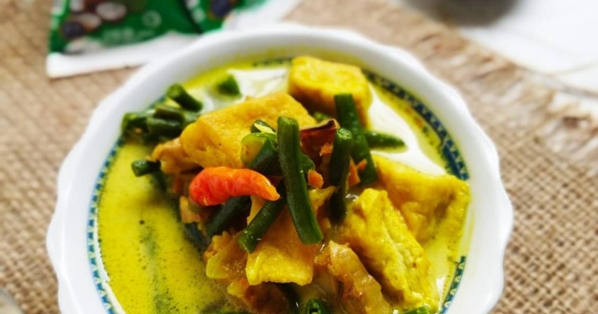 Resep Lodeh Kacang Panjang Tahu Tempe Oleh Dapurdinar Cookpad