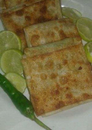 صورة لوصفة مطبق بعجينه السمبوسة 😋👌