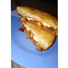 A picture of Deep fried sandwich.