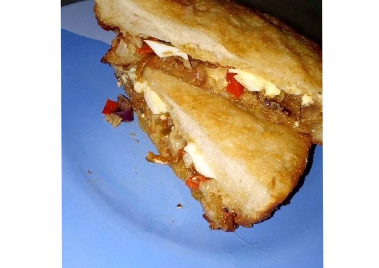 Easy Deep fried sandwich