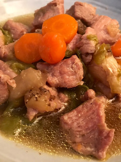 Una foto de Ragout de pavo con verduras