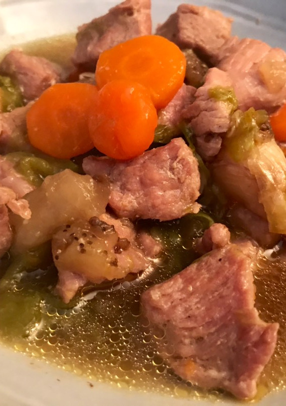 Una foto de Ragout de pavo con verduras
