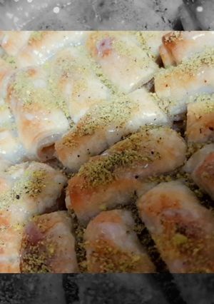 صورة لوصفة بقلاوة بالبف باستري