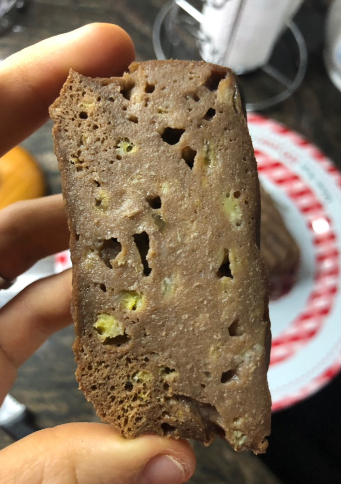 Una foto de Tartita de chocolate y plátano