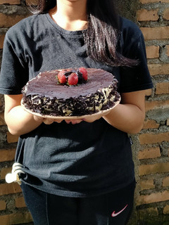 Foto resep Birthday cake simpel // Brownies kukus ala saya