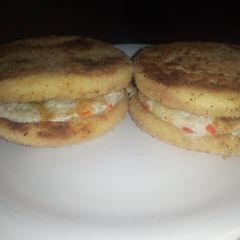 Bread & egg patties A picture of Bread & egg patties.