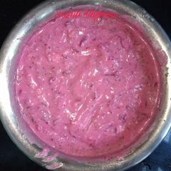 A picture of Beetroot Raita.