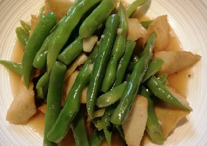 French Beans and Tofu