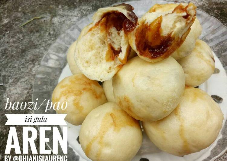 Langkah Mudah untuk Menyiapkan Pao / baozi / bakpao isi gula aren anti gagal yang Lezat